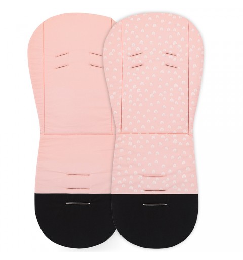 Petite&Mars Foamy - dwustronna wkładka do wózka spacerowego | Pink Rainbow